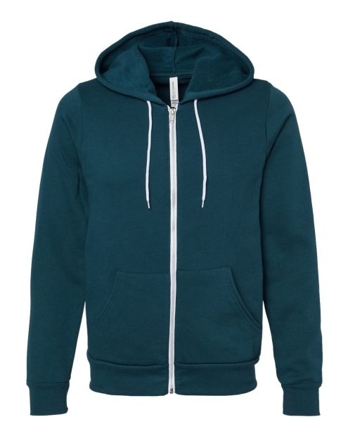 Unisex Bella+Canvas Full Zip Fleece Hoodie