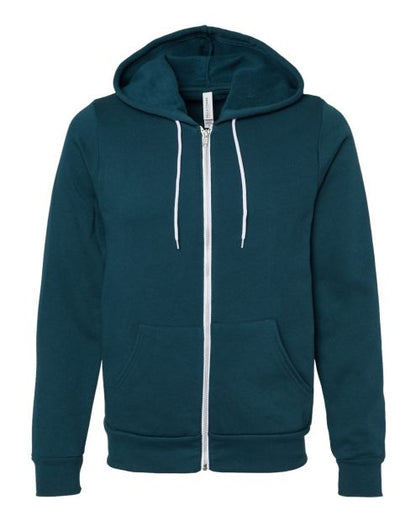 Unisex Bella+Canvas Full Zip Fleece Hoodie