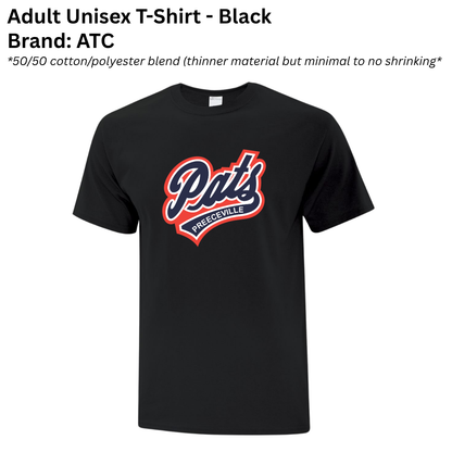 Adult Unisex T-shirt (Cotton/Poly Blend)