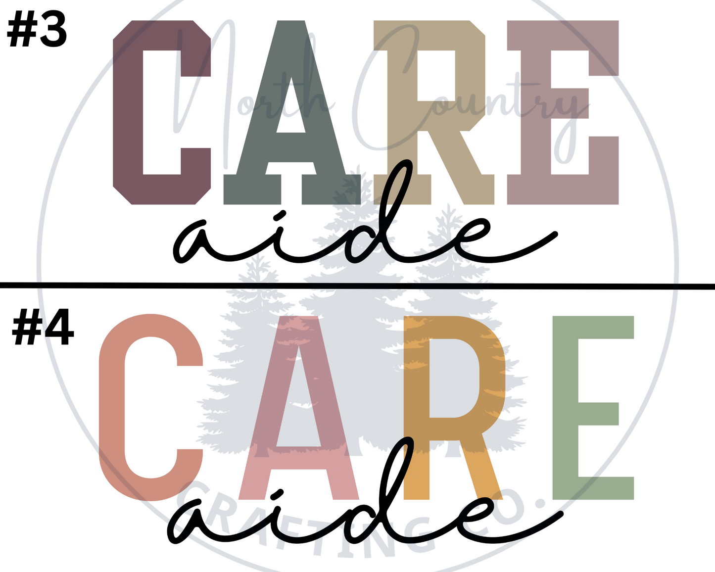 Continuing Care Aide - Centre Chest Designs