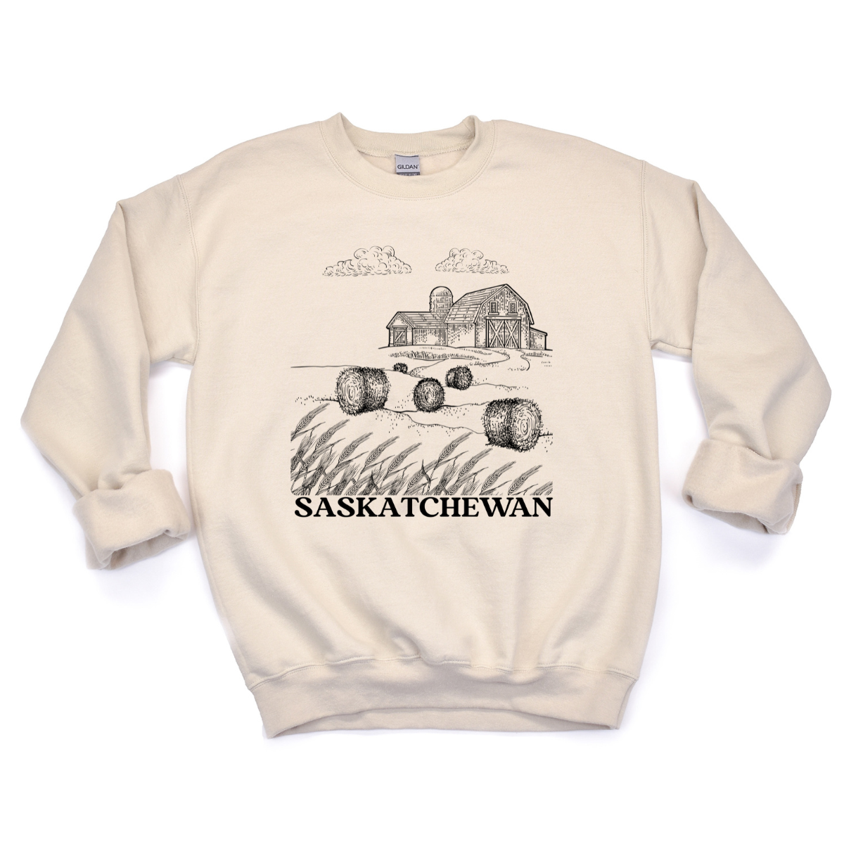 In Stock: Barn Scene Crewneck