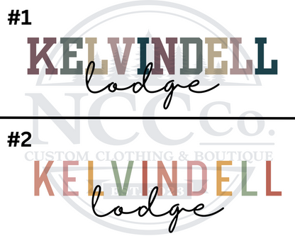 Kelvindell Lodge Centre Chest Designs