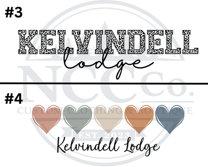 Kelvindell Lodge Centre Chest Designs