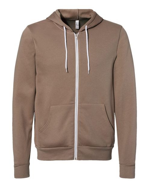 Unisex Bella+Canvas Full Zip Fleece Hoodie