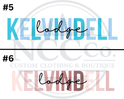 Kelvindell Lodge Centre Chest Designs