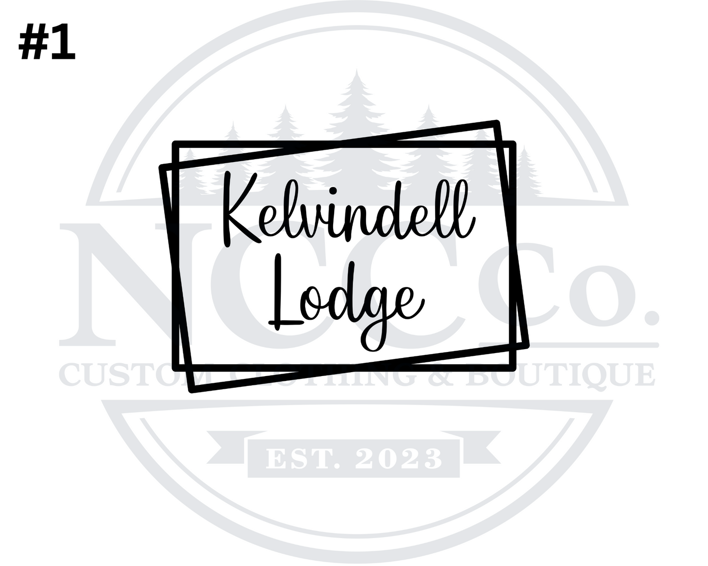 Kelvindell Lodge Left Chest Design