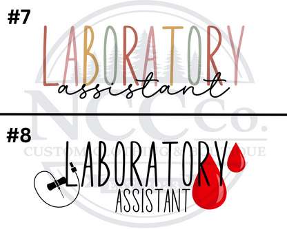 Lab Assistant - Centre Chest Designs