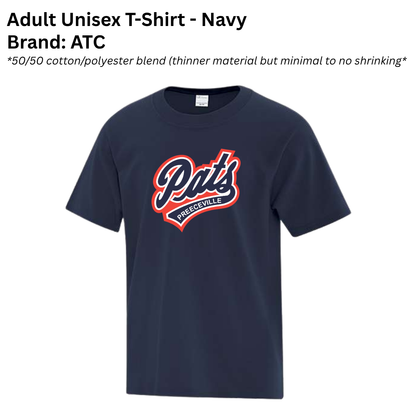 Adult Unisex T-shirt (Cotton/Poly Blend)