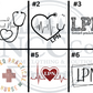 LPN Left Chest Designs