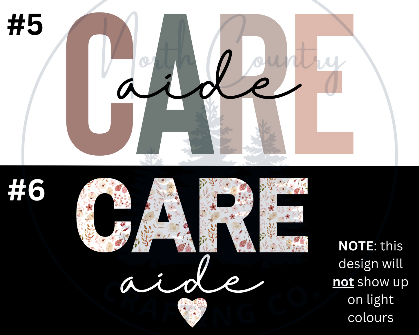 Continuing Care Aide - Centre Chest Designs