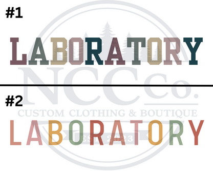 Laboratory - Centre Chest Designs