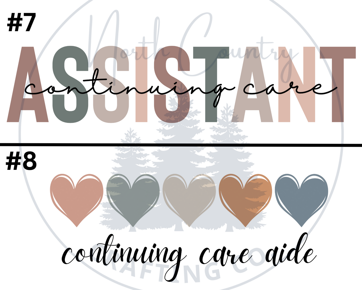 Continuing Care Aide - Centre Chest Designs