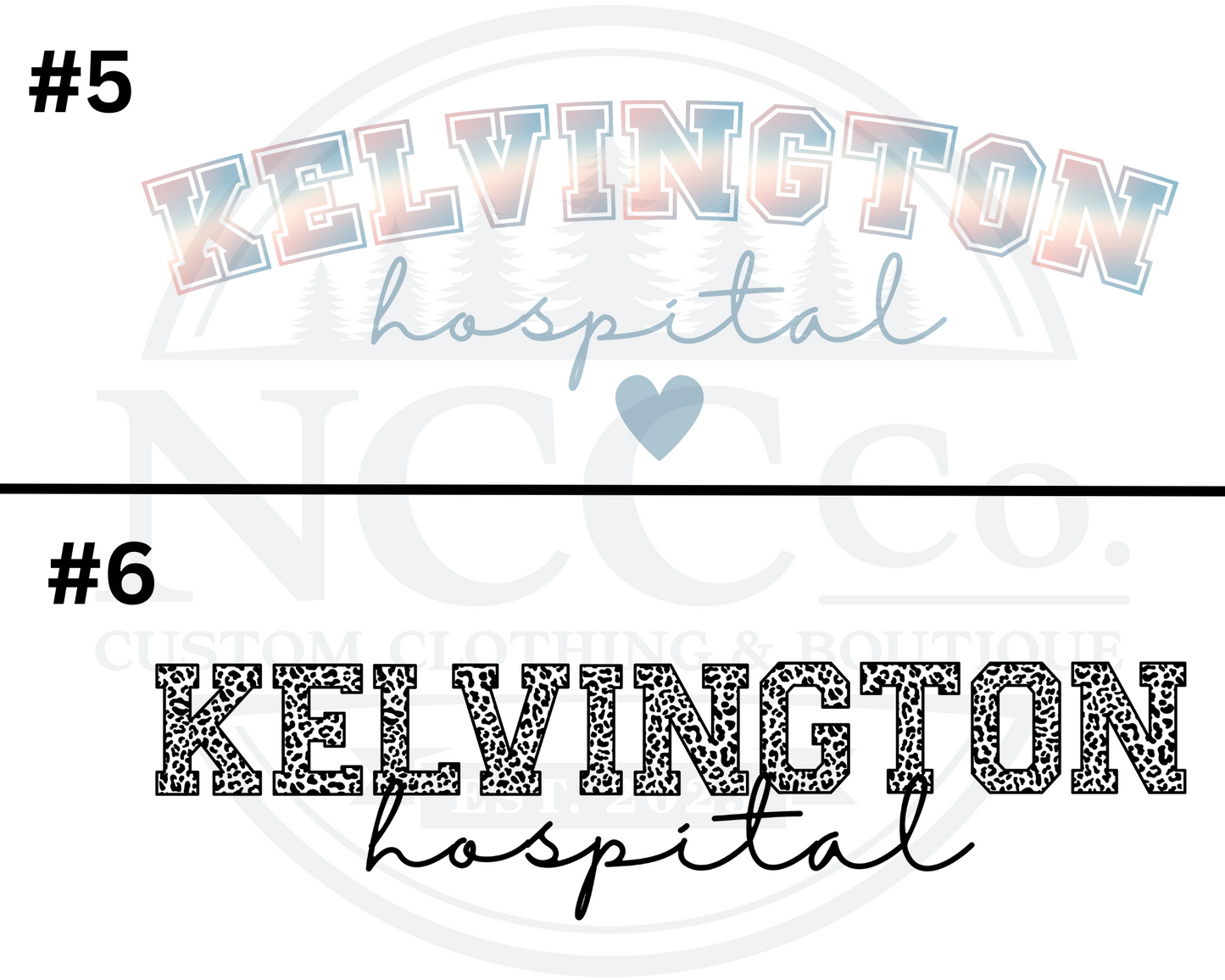 Kelvington Hospital Centre Chest Designs