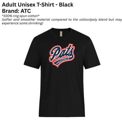 Adult Unisex T-shirt (100% Ring Spun Cotton)
