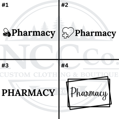 Ladies Full Zip Warmup Jacket (Pharmacy)