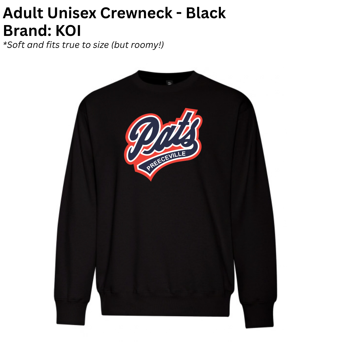 Adult Unisex Crewneck