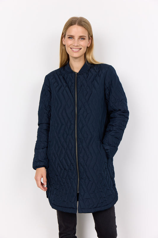 Fenya Qulited Jacket - Navy