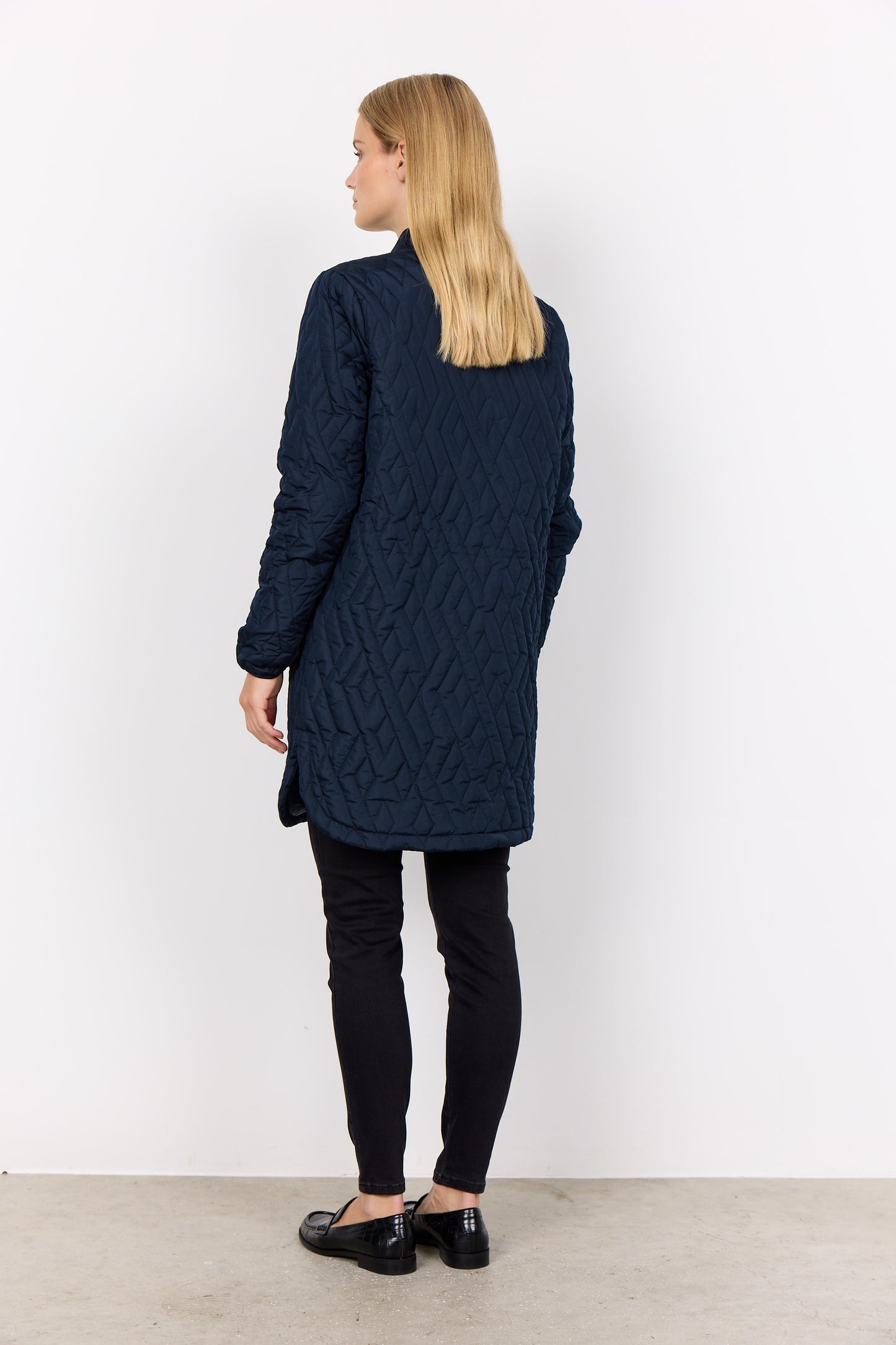 Fenya Qulited Jacket - Navy