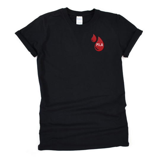 MLA Pocket Sized Blood Drop T-Shirt