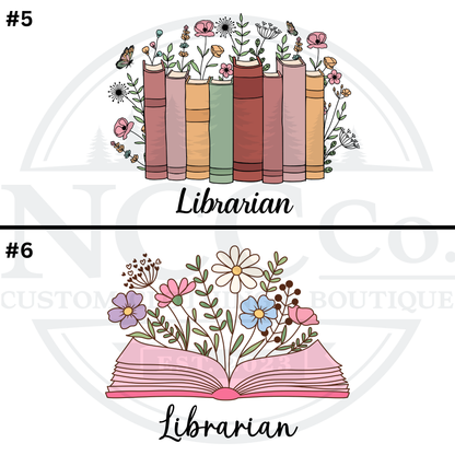 Gildan Unisex T-Shirt - Centre Chest Placement (Librarian)