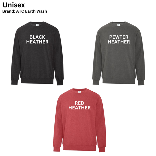 ATC Unisex Earth Wash Crewneck