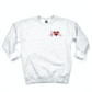 LPN Pocket Size Heart Crewneck