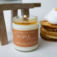 MAPLE SUGAR SOY WAX CANDLE: 8OZ