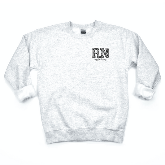 RN Pocket Size Cheetah Crewneck