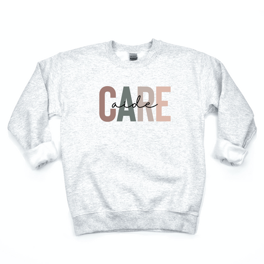 Care Aide Multicolour Crewneck