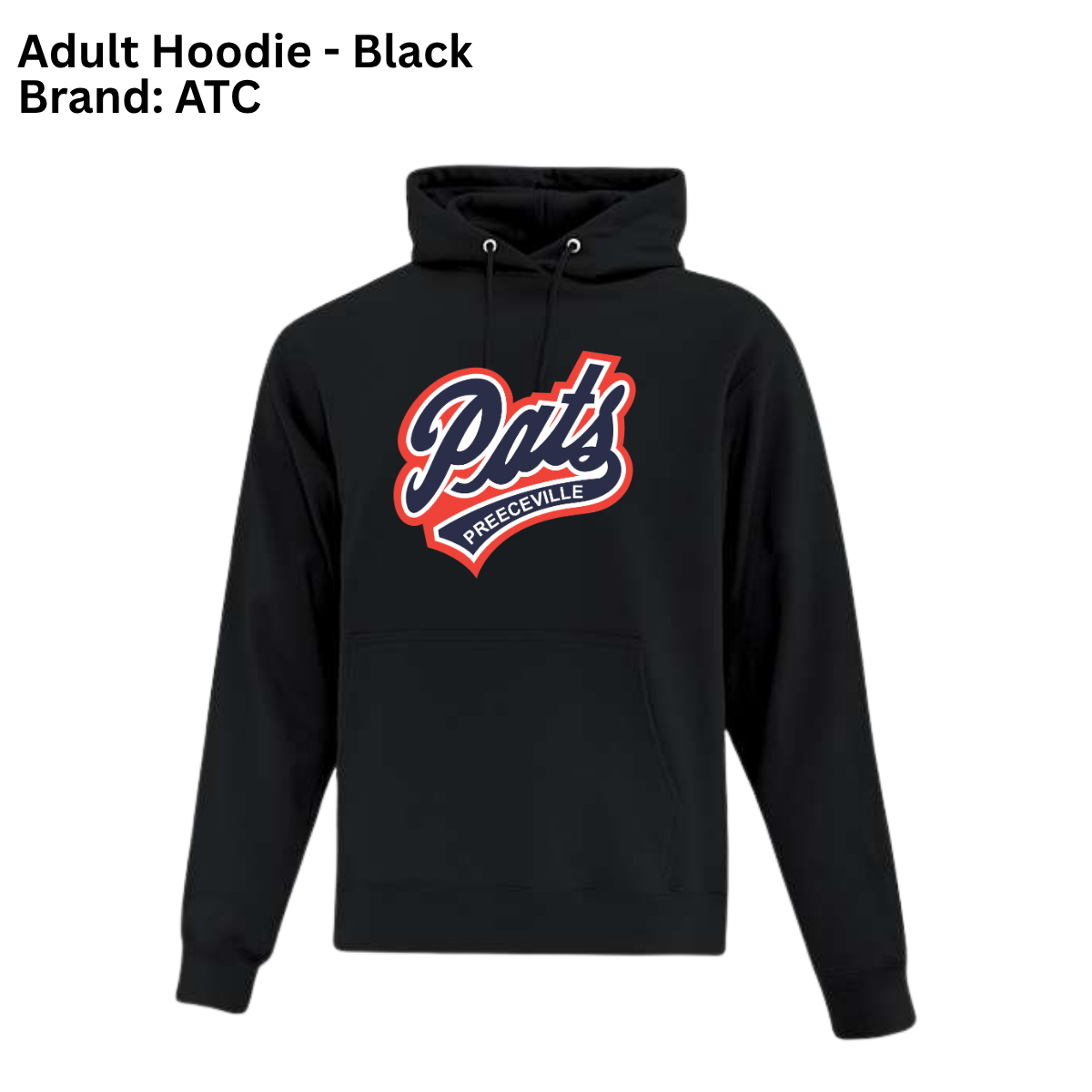 Adult Unisex Hoodie