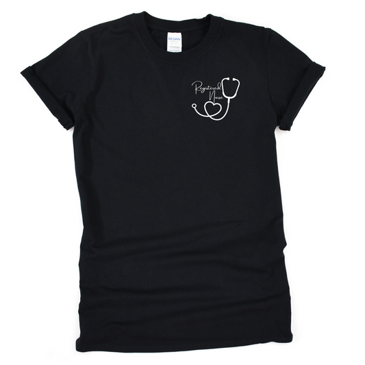 RN Pocket Size Stethoscope T-Shirt