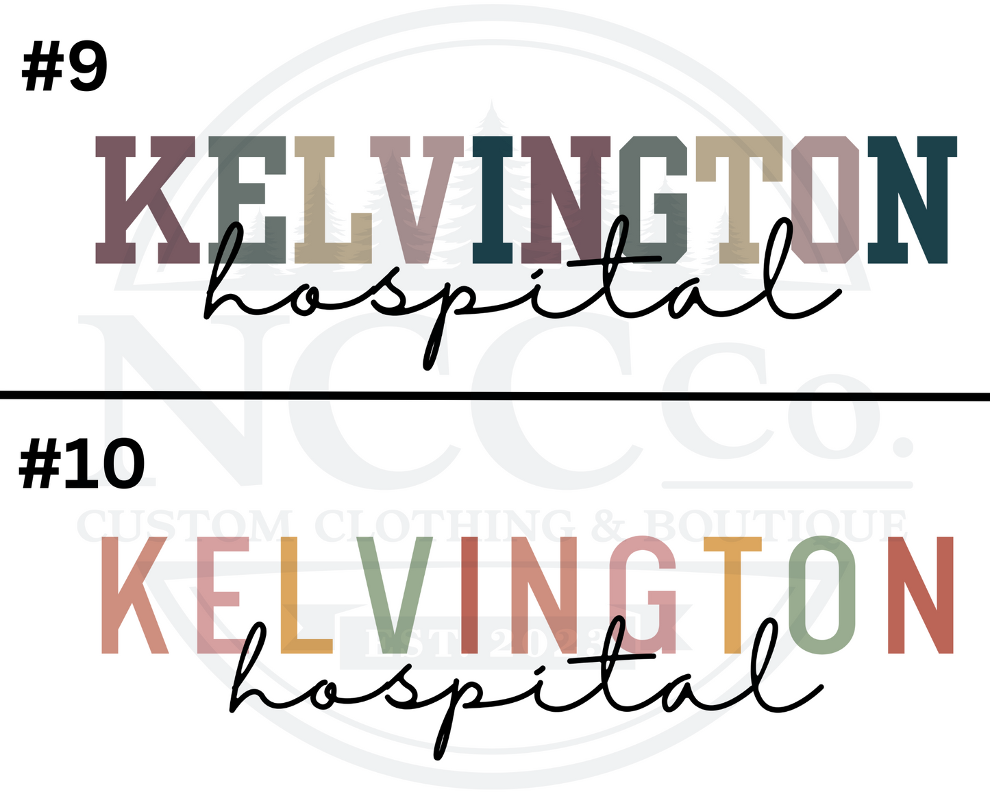 Kelvington Hospital Centre Chest Designs