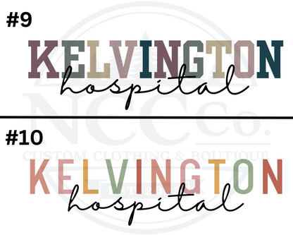 Kelvington Hospital Centre Chest Designs