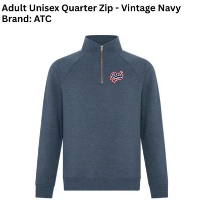 Adult Unisex Quarter Zip