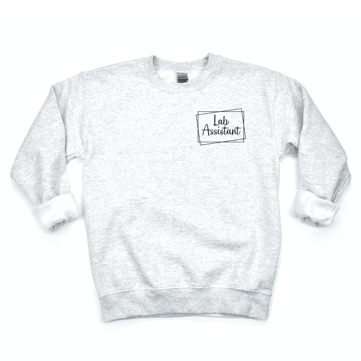 Lab Assistant Pocket Size Double Box Crewneck