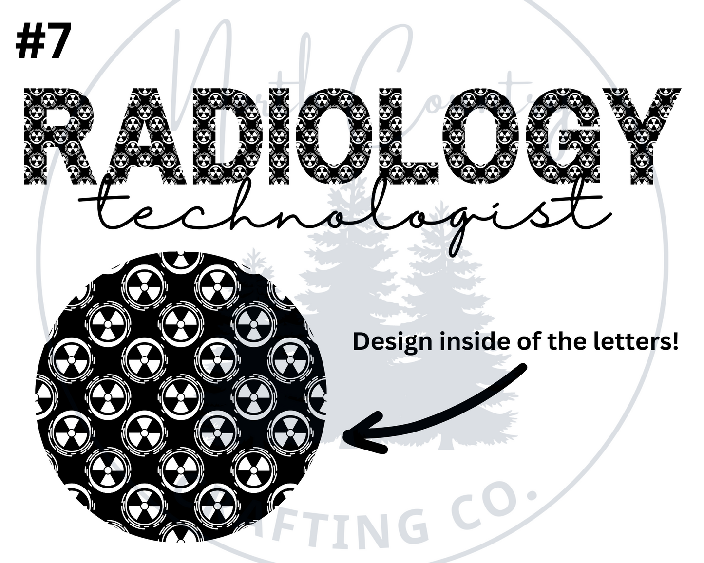 Radiology Tech - Centre Chest Designs