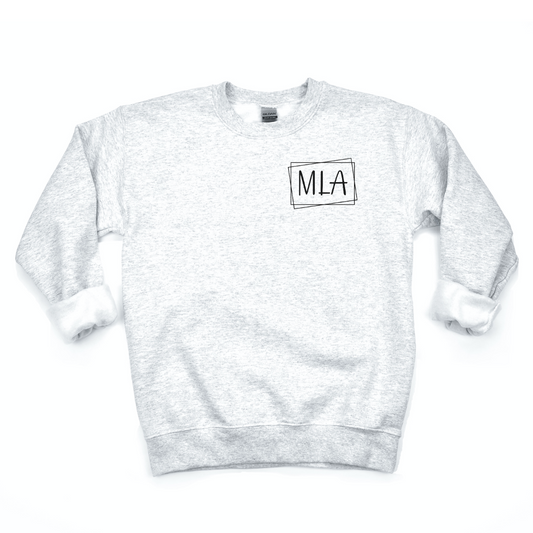 MLA Pocket Size Double Box Crewneck