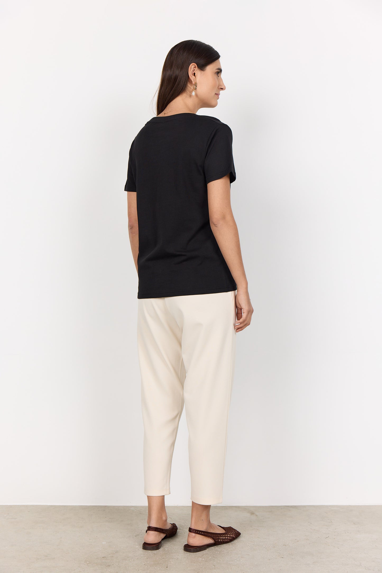 Derby Cotton Tee - Black