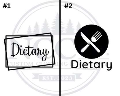Dietary - Left Chest Designs