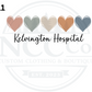 Kelvington Hospital Centre Chest Designs