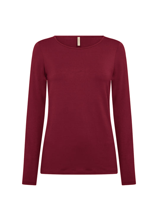 Marica Long Sleeve - Dark Red