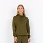 Banu Cowl Neck Lightweight Sweater - Dark Olive