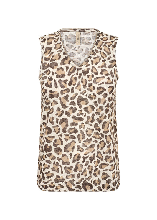 Aretha Leopard Tank