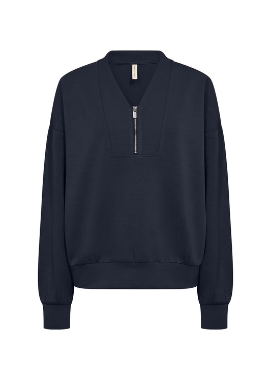 Banu Quarter Zip - Navy