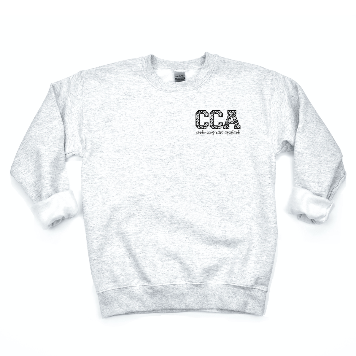 CCA Pocket Size Cheetah Crewneck