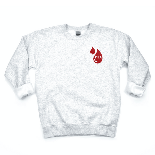 MLA Pocket Size Blood Drop Crewneck