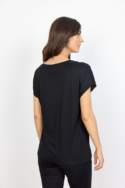 Marica Basic V-Neck - Black