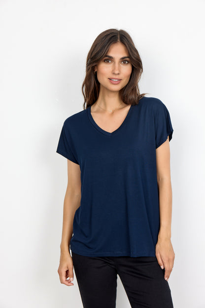 Marica Basic V-Neck - Navy