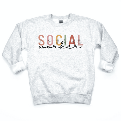 SW Multicolour Flower Crewneck