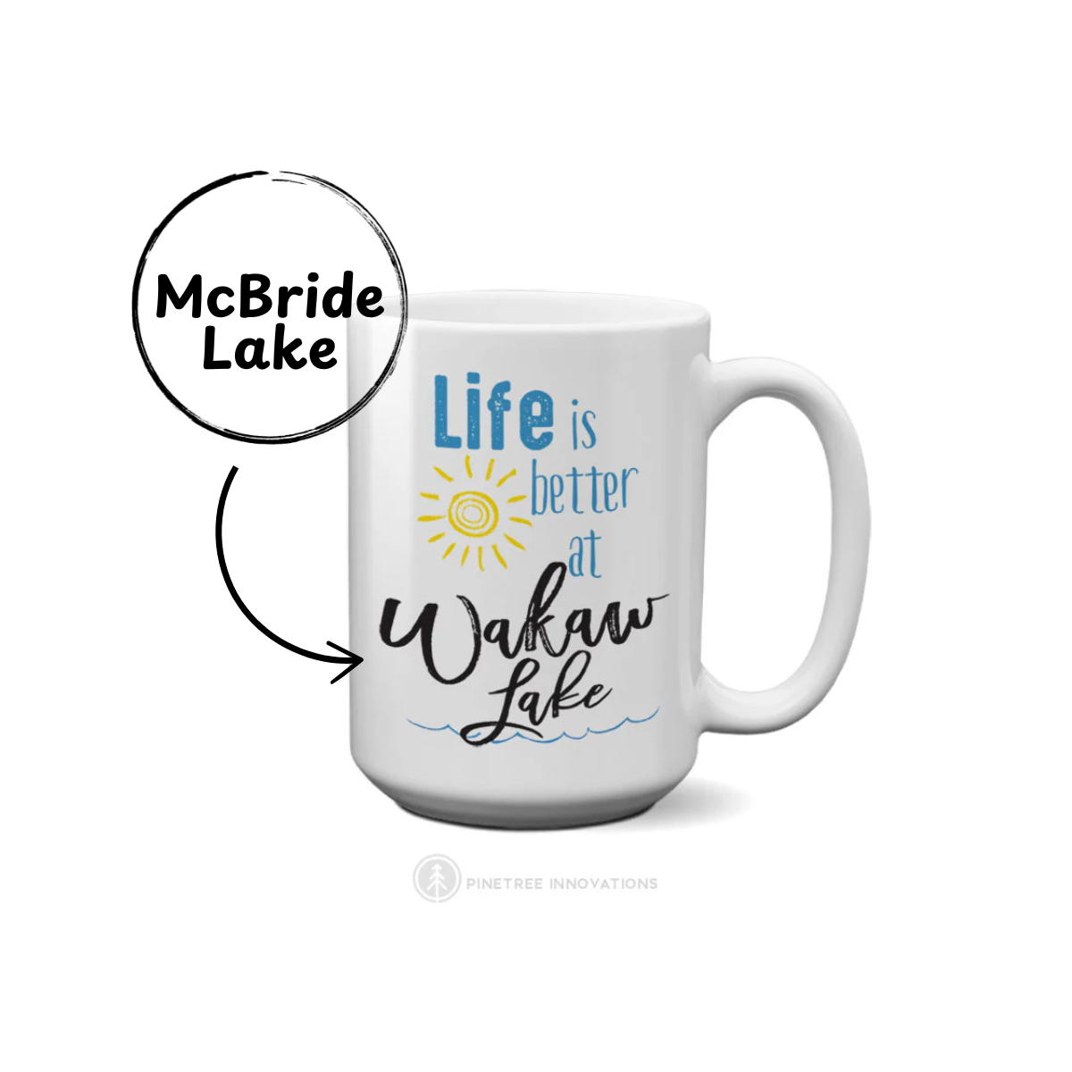 Life is better at McBride Lake Mug